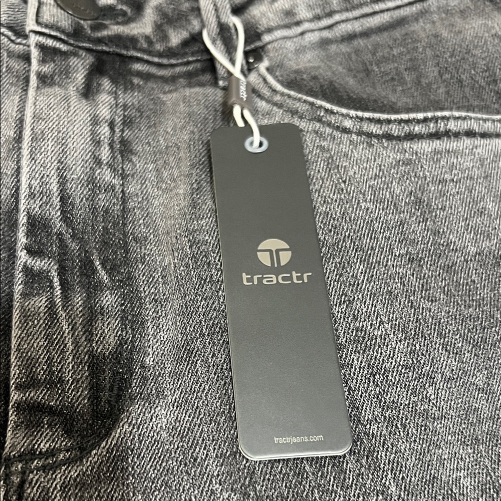 Tractr Women's Two-Tone Straight Leg Jeans size: 4/27 NWT - Picture 10 of 10